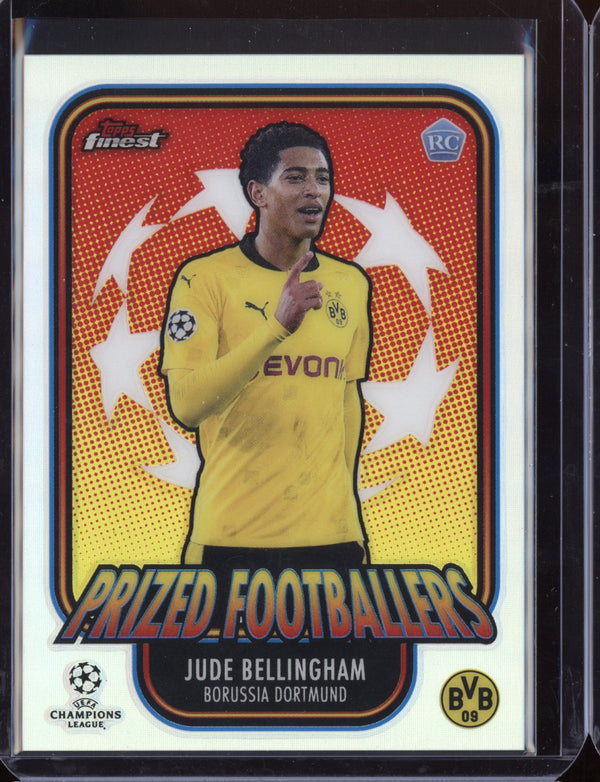 Jude Bellingham 2021 Topps Finest Champions League Prized Footballers RC