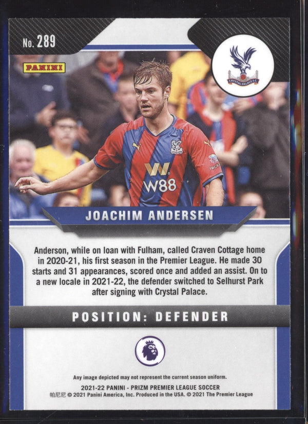 Joachim Andersen 2021-2022 Panini Prizm Premier League RC