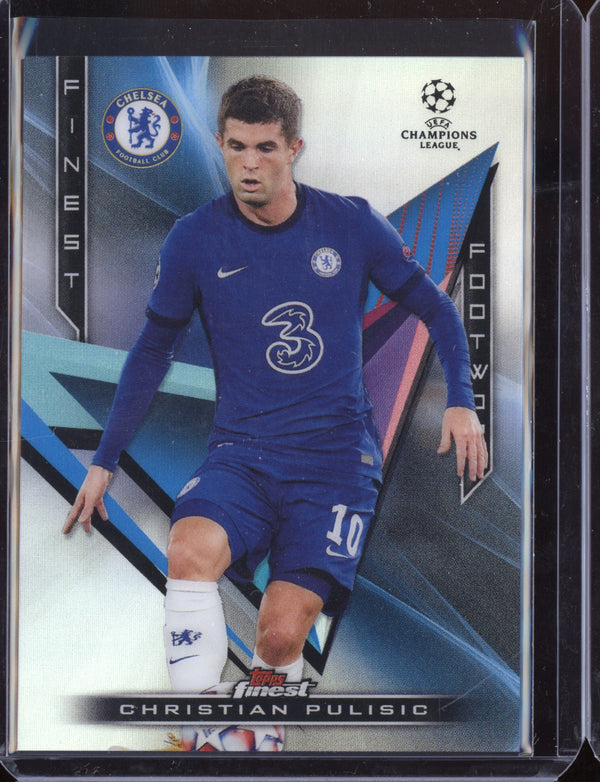 Christian Pulisic 2021 Topps Finest Champions League Finest Footwork