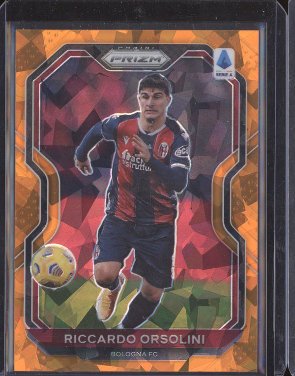 Riccardo Orsolini 2020-21 Panini Chronicles Soccer 19 Prizm Orange Ice 15/23