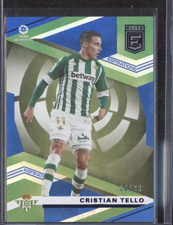 Cristian Tello 2020-21 Panini Chronicles Soccer 12 Elite Aspirations 44/88