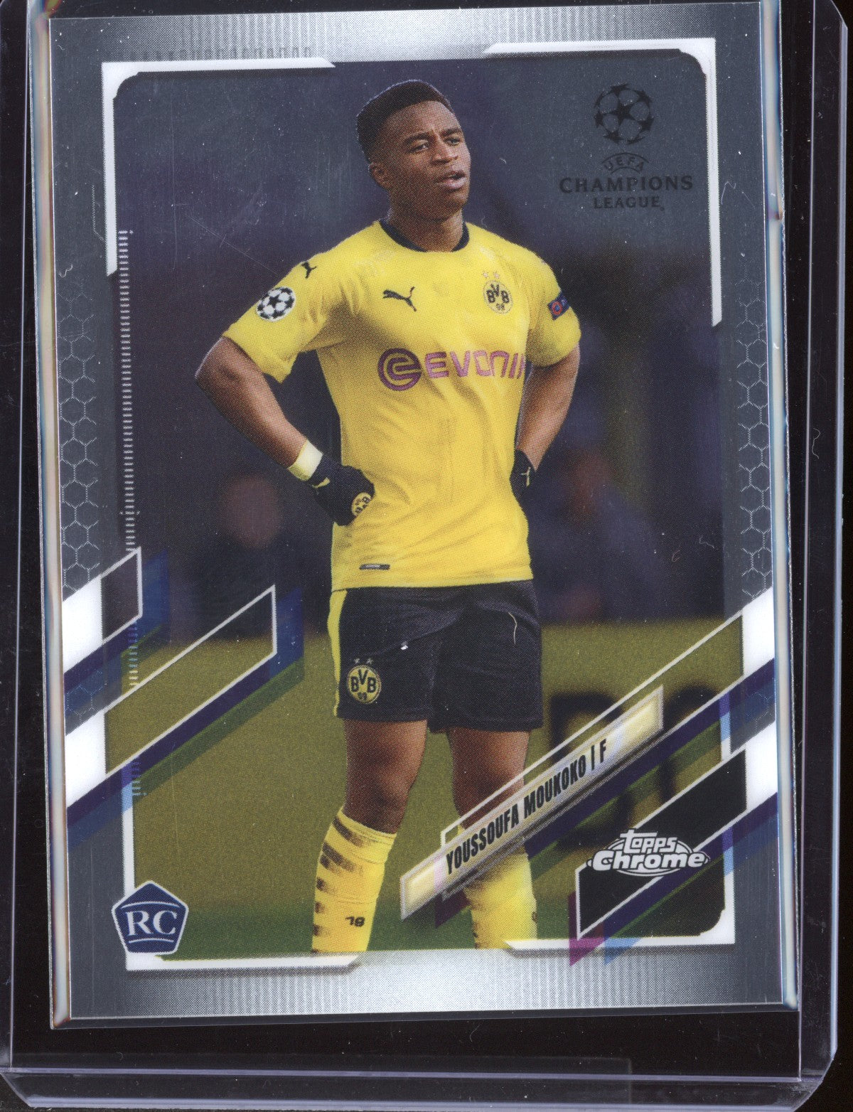 Youssoufa Moukoko 2021 Topps Chrome Champions League RC