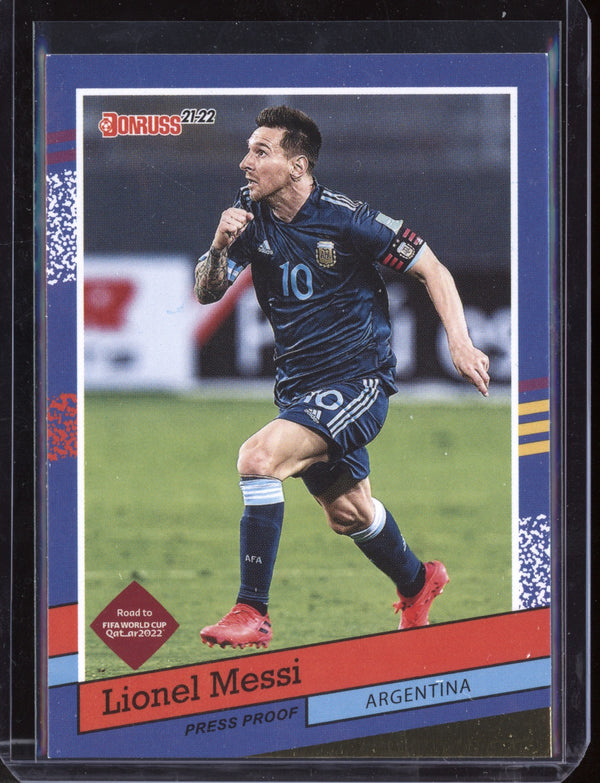 Lionel Messi 2021 Panini Donruss Soccer 1991 Donrus Tribute