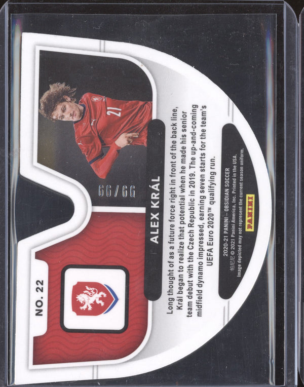 Alex Kral 2020-21 Panini Obsidian Soccer 22 Vitreous 99/99