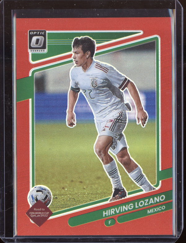 Hirving Lozano  2021 Panini Donruss Optic Soccer Red Holo 40/149