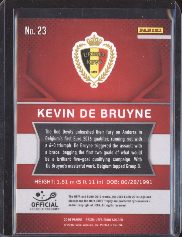 Kevin De Bruyne 2016 Panini Prizm Euro Soccer 23