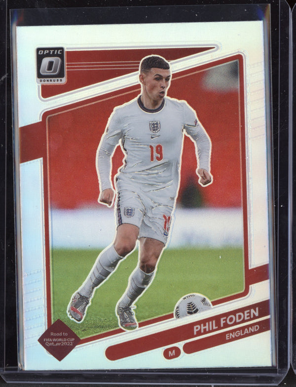 Phil Foden 2021 Panini Donruss Optic Soccer Holo