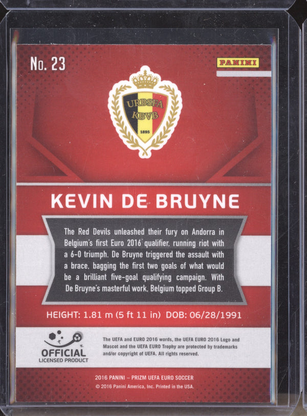 Kevin De Bruyne 2016 Panini Prizm Euro Soccer 23