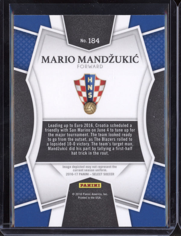 Mario Mandzukic 2016/17 Panini Select Mezzanine Orange