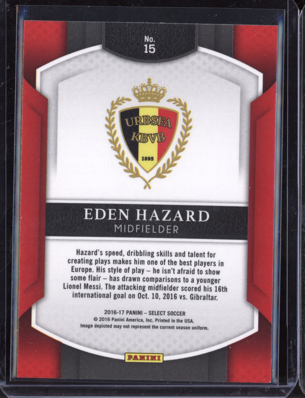 Eden Hazard 2016/17 Panini Select Terrace Tri-Color