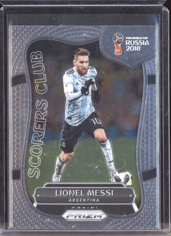 Lionel Messi 2018 Panini Prizm World Cup SC-1 Scorers Club