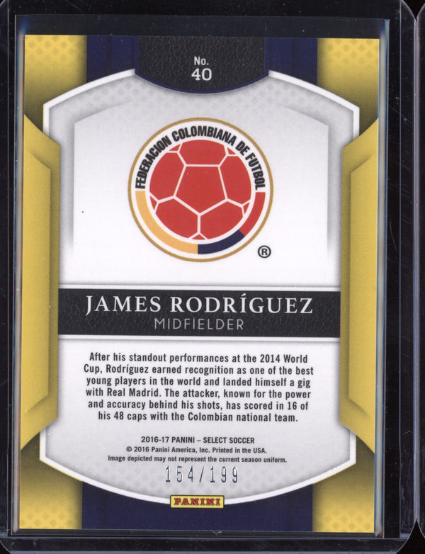 James Rodriguez 2016/17 Panini Select Terrace Red  154/199