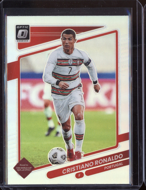 Cristiano Ronaldo 2021 Panini Donruss Optic Soccer Holo