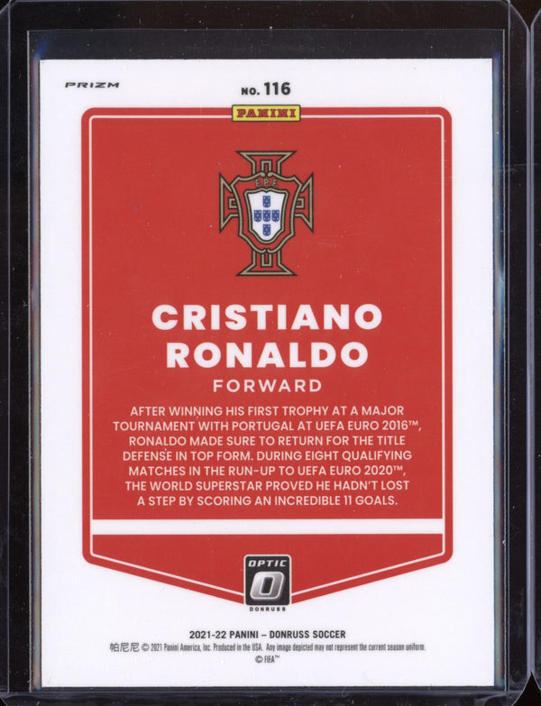 Cristiano Ronaldo 2021 Panini Donruss Optic Soccer Holo