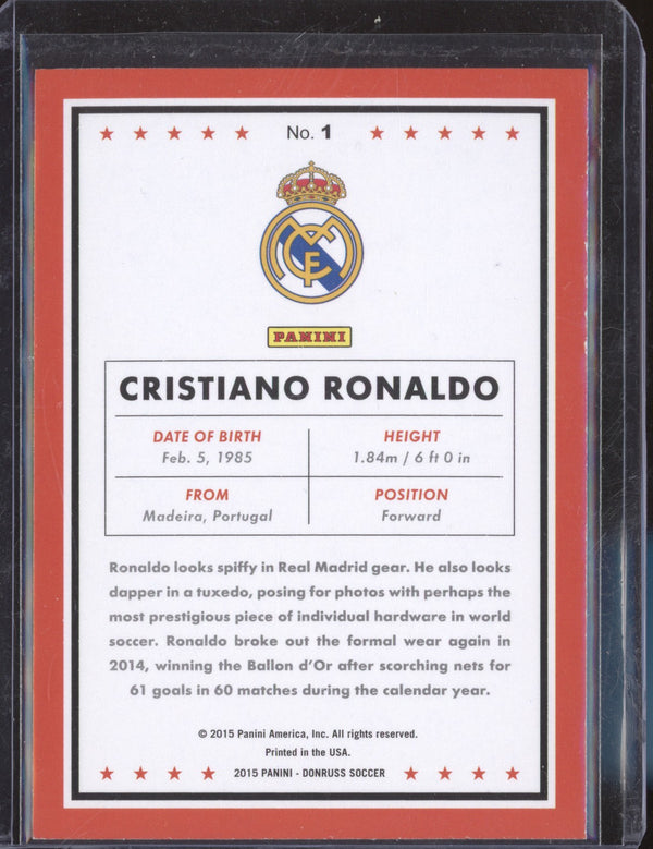 Cristiano Ronaldo 2015 Panini Donruss Soccer 1