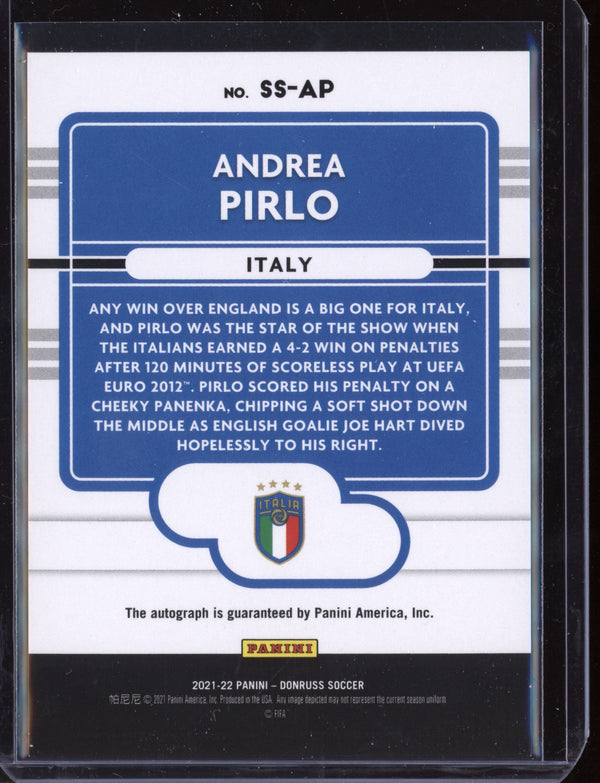 Andrea Pirlo 2021 Panini Donruss Soccer Signature Series