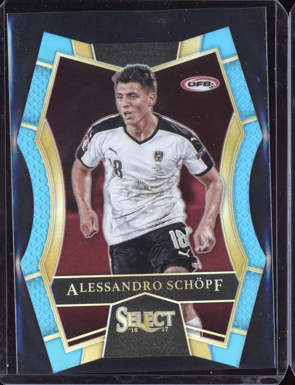 Alessandro Schopf 2016/17 Panini Select Mezzanine Light Blue Die-Cut 232/249