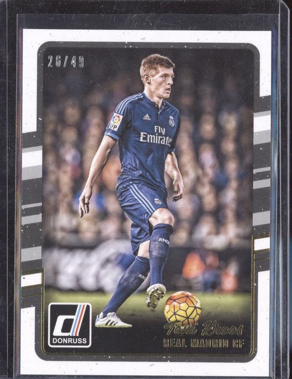 Toni Kroos 2016-17 Panini Donruss Soccer 147 Canvas 26/49