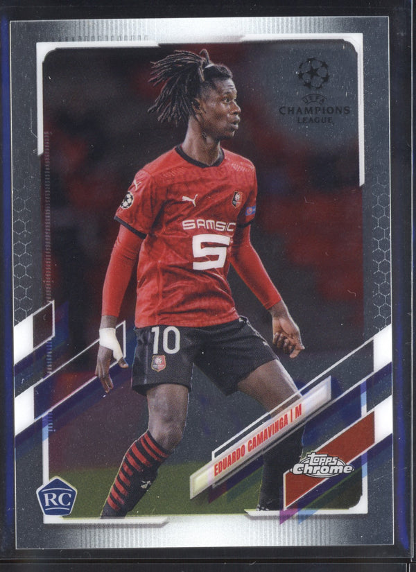 Eduardo Camavinga  2020-2021 Topps Chrome UEFA Champions League RC