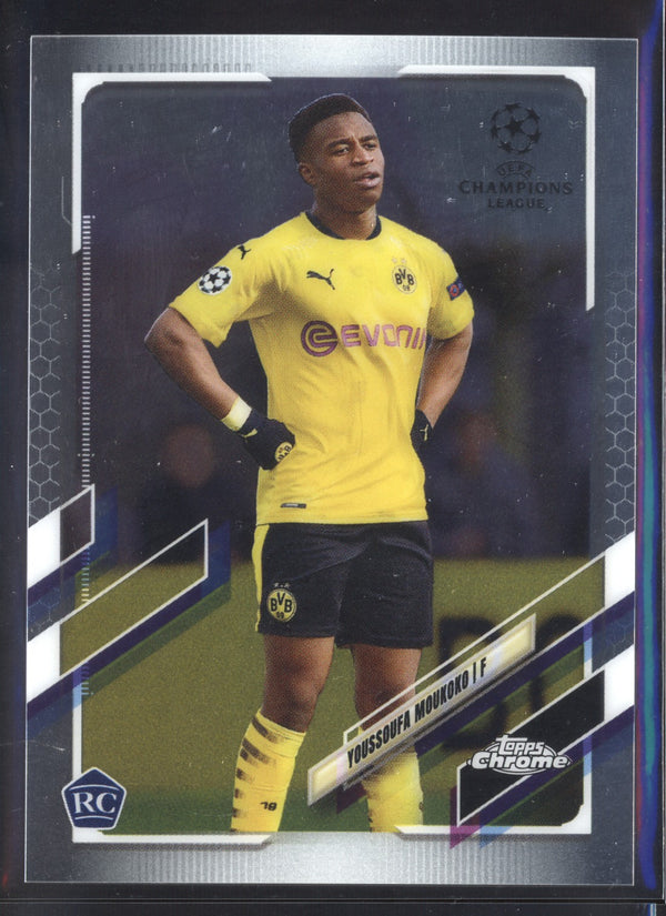 Youssoufa Moukoko  2020-2021 Topps Chrome UEFA Champions League RC