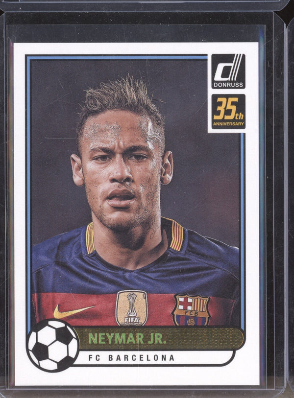 Neymar Jr 2016-17 Panini Donruss Soccer 31 35th Anniversary Edition