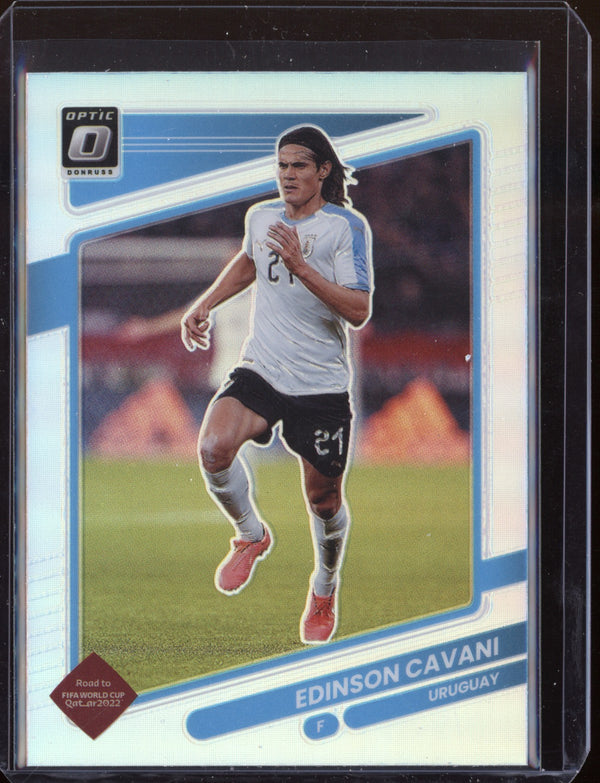 Edinson Cavani 2021 Panini Donruss Optic Soccer Holo