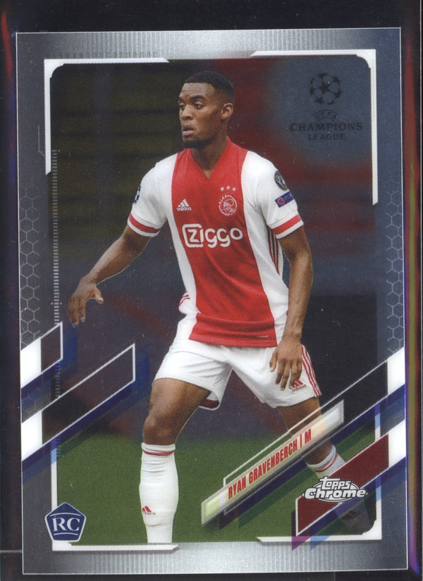 Ryan Gravenberch  2020-2021 Topps Chrome UEFA Champions League RC