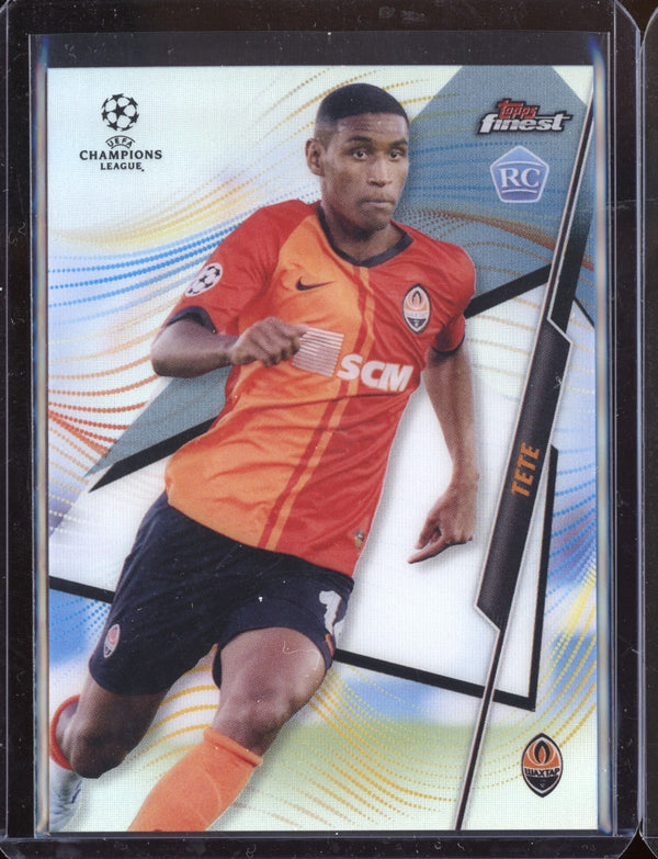 Tete 2021 Topps Finest UEFA Champions League Refractor RC