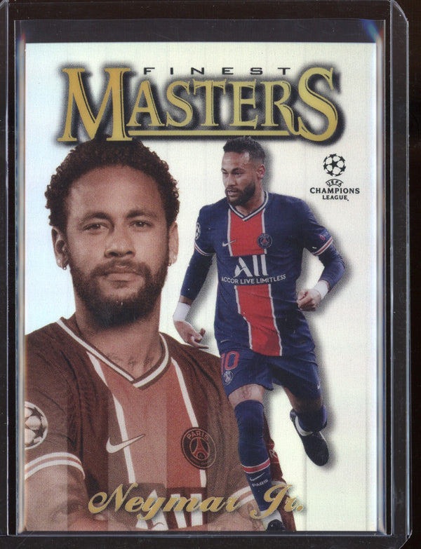 Neymar JR.  2021 Topps Finest UEFA Champions League 1997 Topps Finest Masters