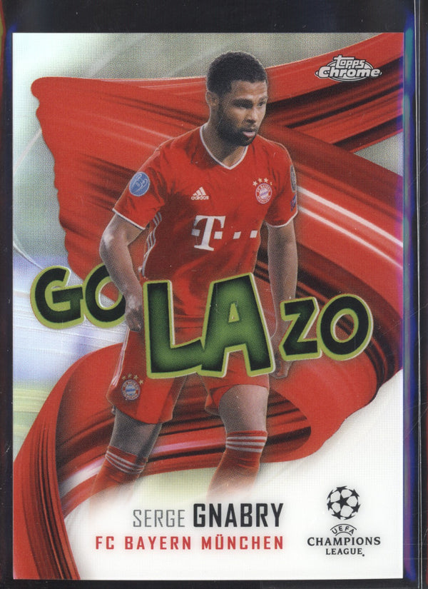 Serge Gnarby  2020-2021 Topps Chrome UEFA Champions League Golazo