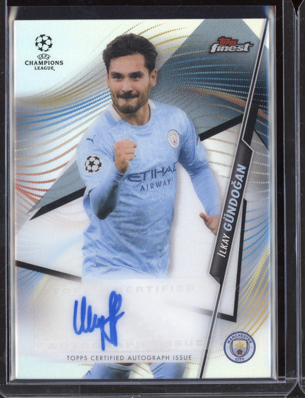 Ilkay Gundogan 2021 Topps Finest UEFA Champions League Autographs