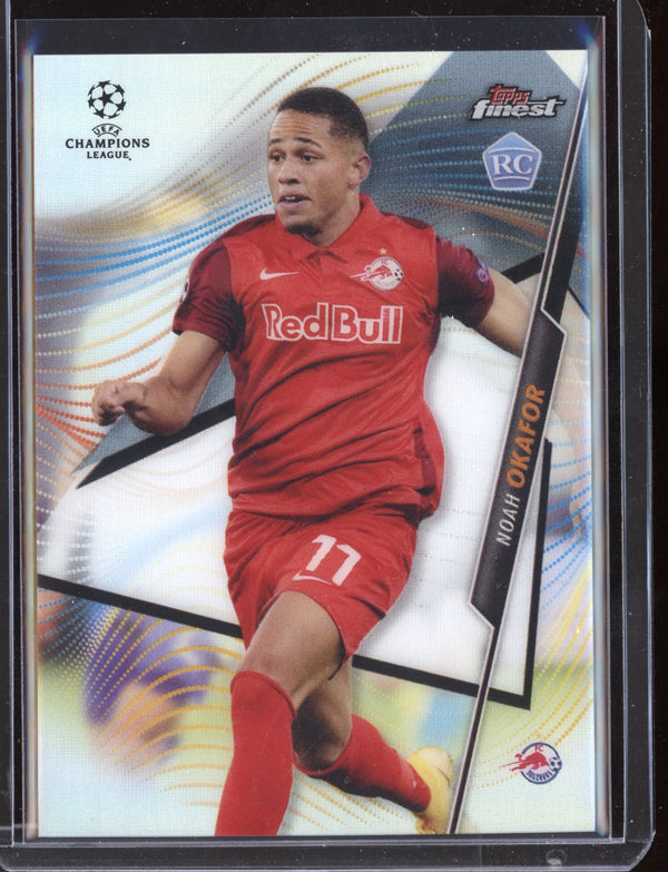 Noah Okafor 2021 Topps Finest UEFA Champions League Refractor RC