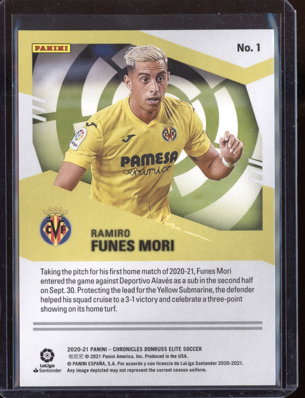 Ramiro Funes Mori 2020 Panini Chronicles Soccer  Donruss Elite Status 3/6