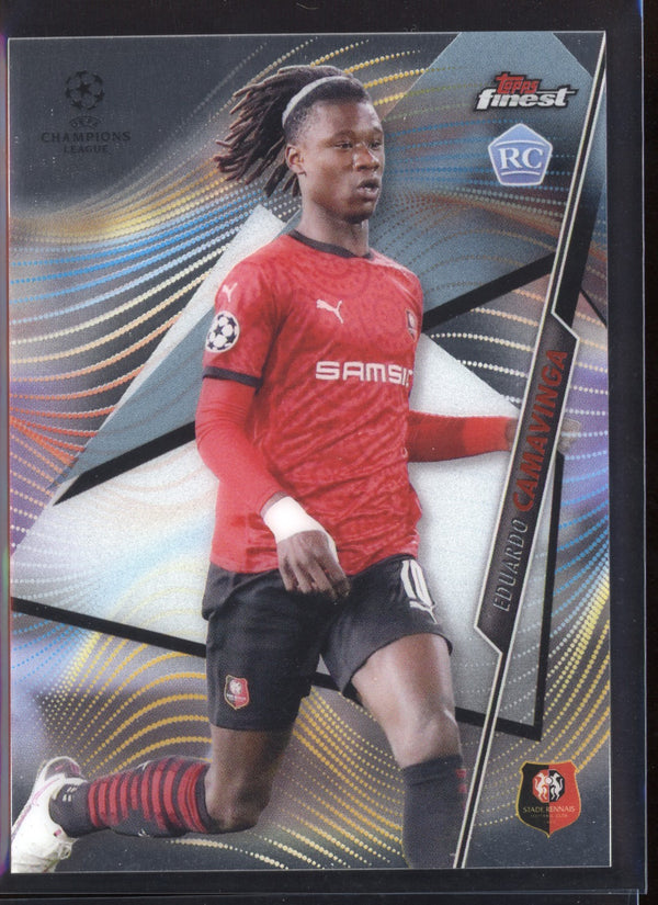 Eduardo Camavinga 2020-2021 Topps Finest UEFA Champions League RC