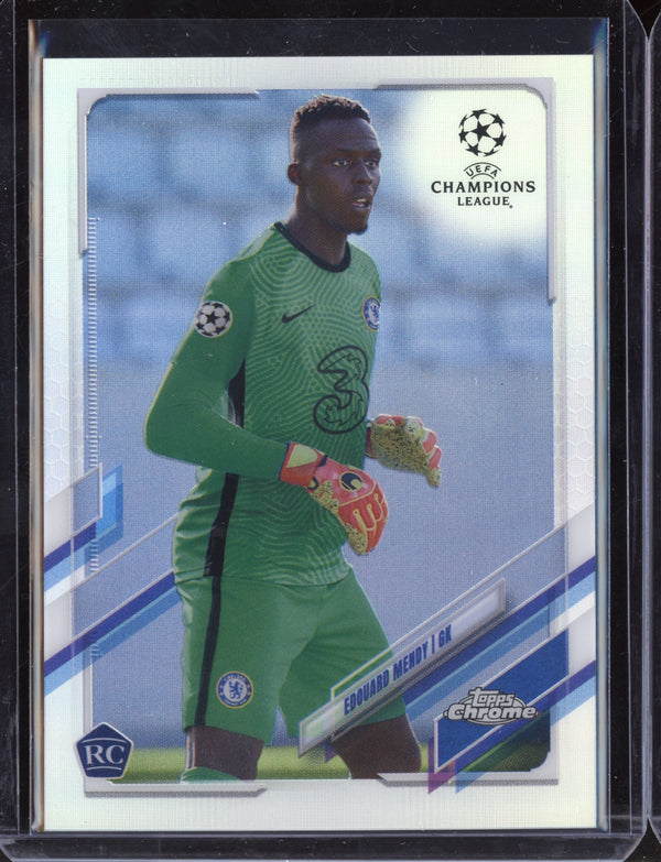 Edouaro Mendy 2021 Topps Chrome UEFA Champions League Refractor RC