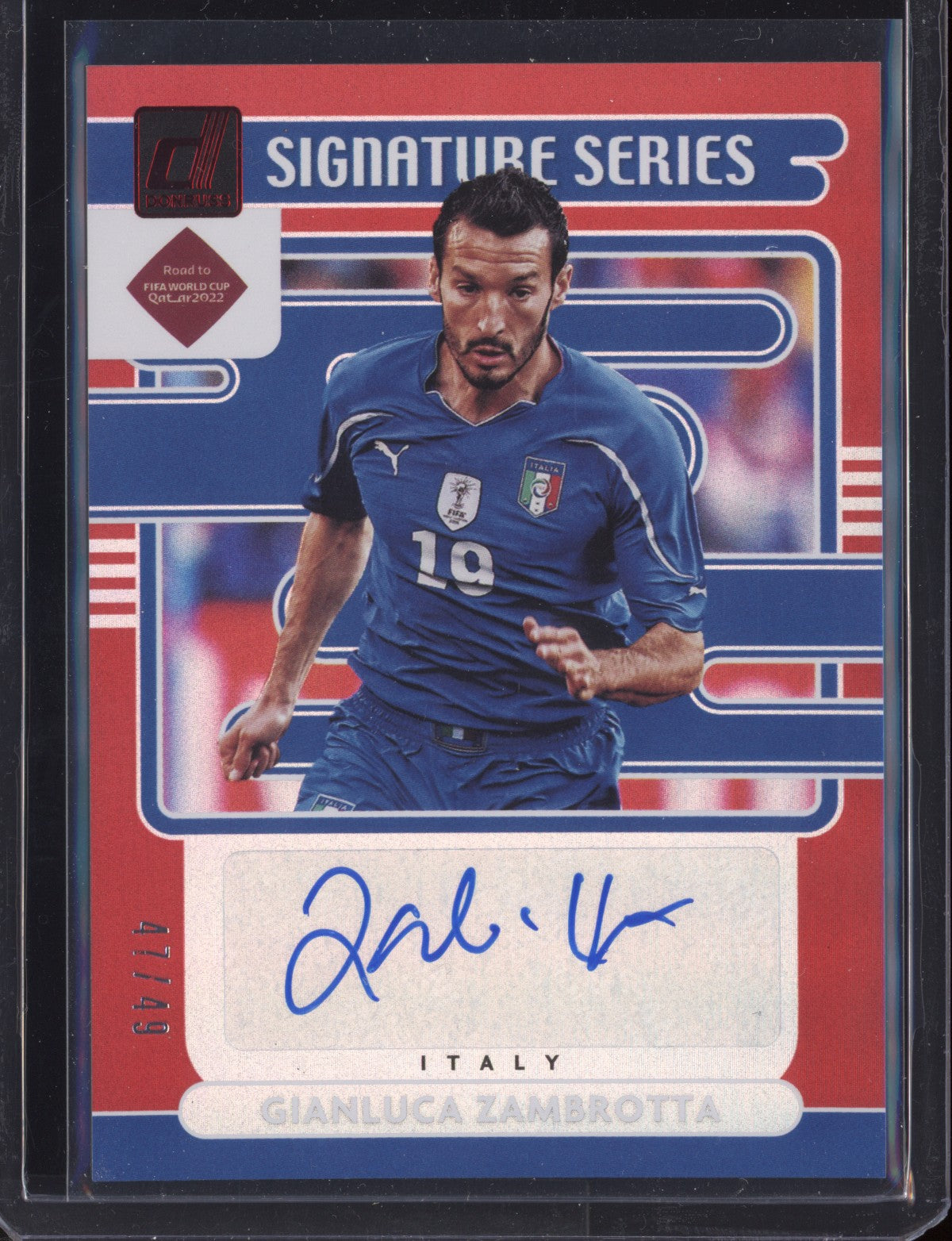 Gianluca Zambrotta 2021 22 Panini Road The World Cup Signature Series