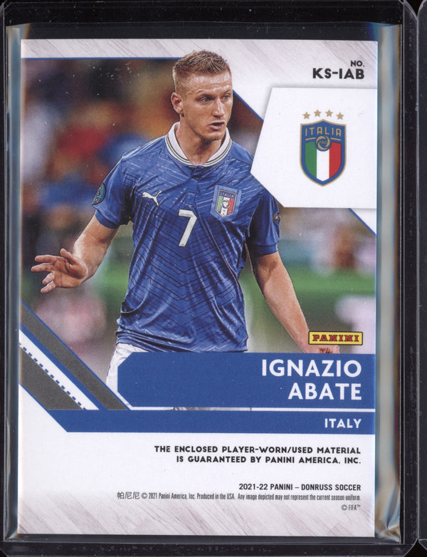 Ignazio Abate 2021/22 Panini Road to the World Cup Qatar Kit Series Jersey