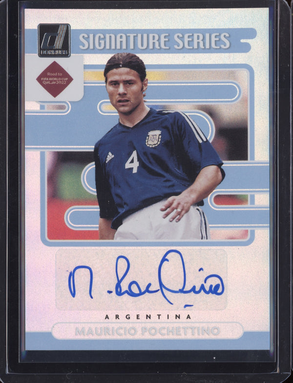 Mauricio Pochettino 2021/22 Panini Road to the World Cup Qatar Signature Series