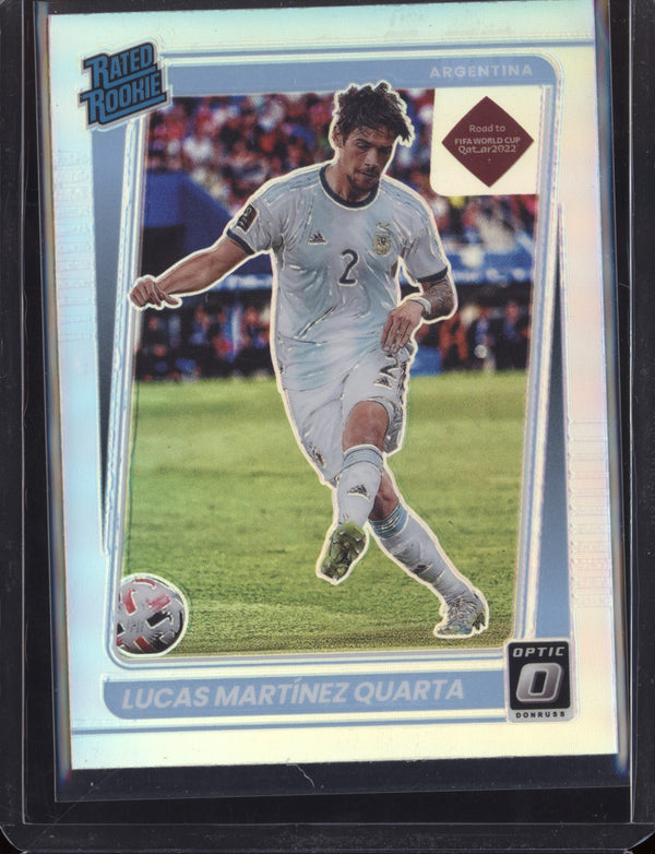 Lucas Martinez Quarta 2021/22 Panini Road to the World Cup Qatar Holo RC