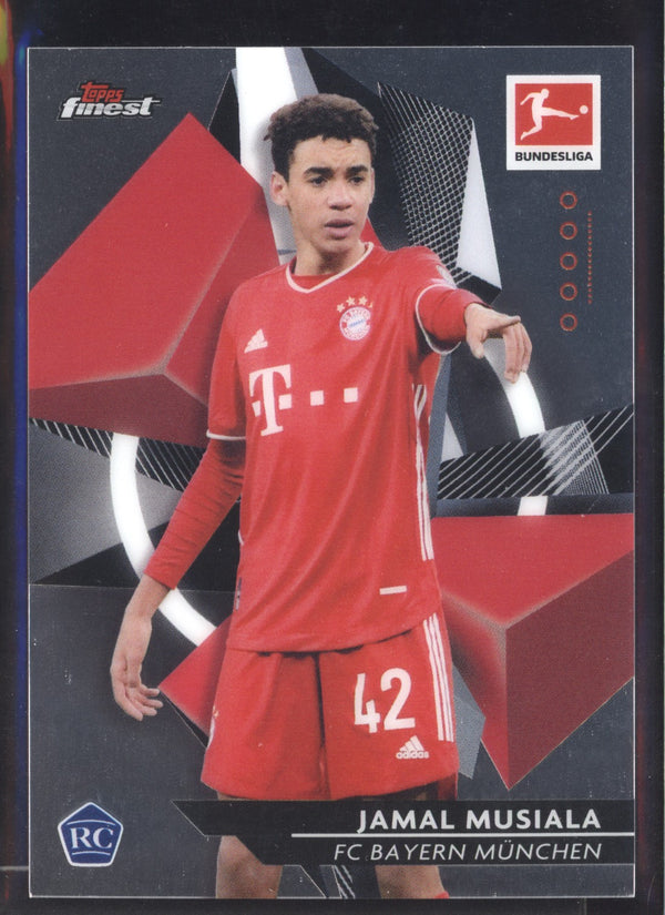 Jamal Musiala 2020-2021 Topps Chrome Bundesliga RC