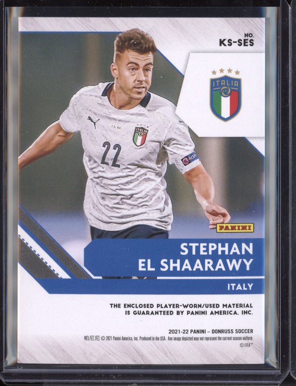 Stephen El Shaarawy 2021/22 Panini Road to the World Cup Qatar Kit Series Jersey