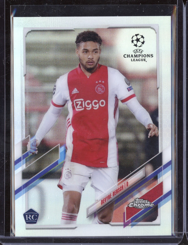 Devyne Rensch 2021 Topps Chrome UEFA Champions League Refractor RC