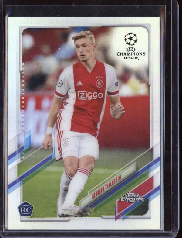 Kenneth Taylor 2021 Topps Chrome UEFA Champions League Refractor RC