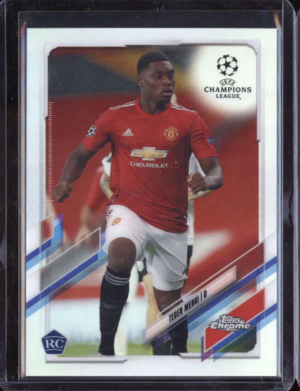 Teden Mengi 2021 Topps Chrome UEFA Champions League Refractor RC