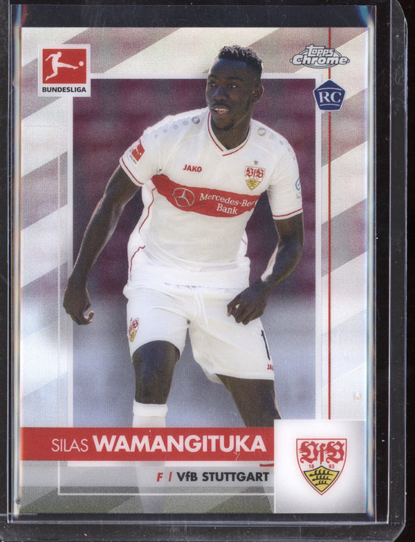 Silas Wamangituka 2021 Topps Chrome Bundesliga Refractor RC