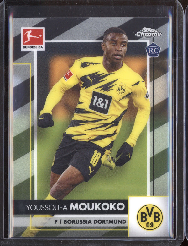 Youssoufa Moukoko 2021 Topps Chrome Bundesliga RC