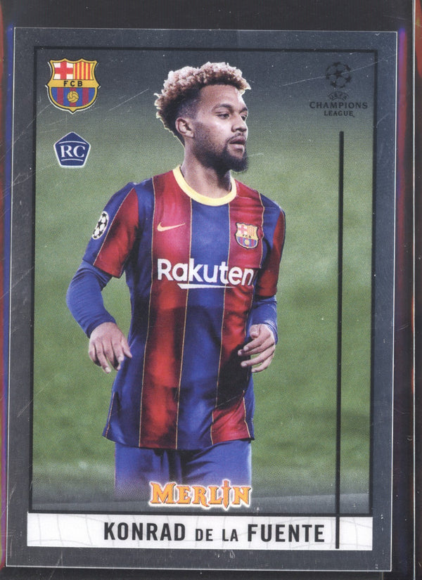 Konrad de la Fuente 2020-2021 Topps Merlin UEFA Champions League RC