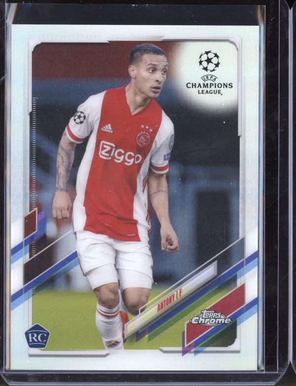 Antony 2021 Topps Chrome UEFA Champions League Refractor RC