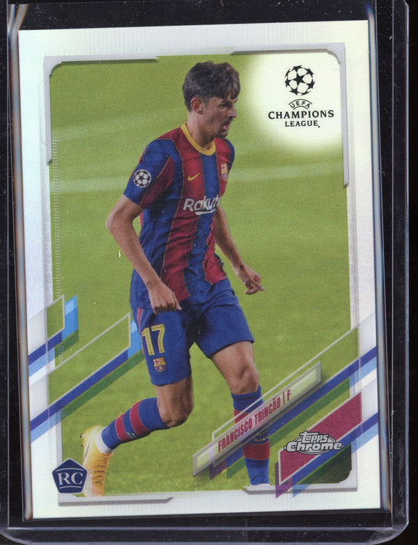 Francisco Trincao 2021 Topps Chrome UEFA Champions League Refractor RC