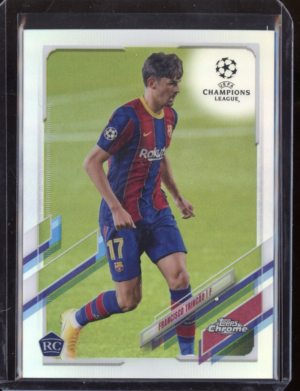 Francisco Trincao 2021 Topps Chrome UEFA Champions League Refractor RC